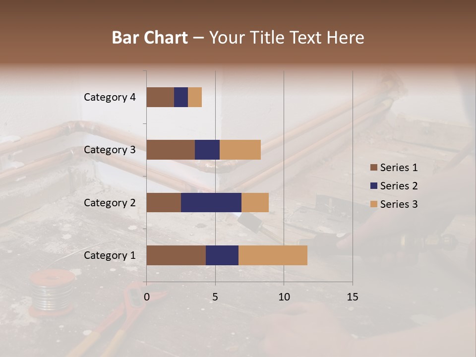 A Person Is Painting A Wall With A Paint Roller PowerPoint Template