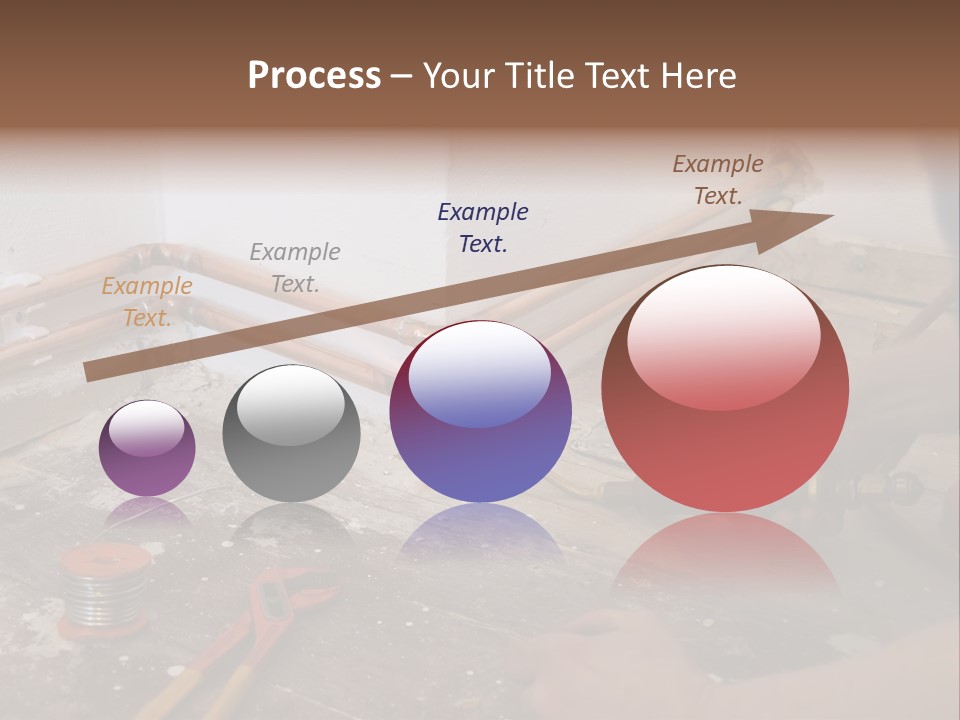 A Person Is Painting A Wall With A Paint Roller PowerPoint Template