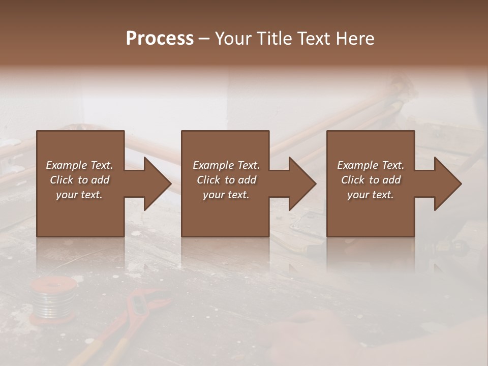 A Person Is Painting A Wall With A Paint Roller PowerPoint Template