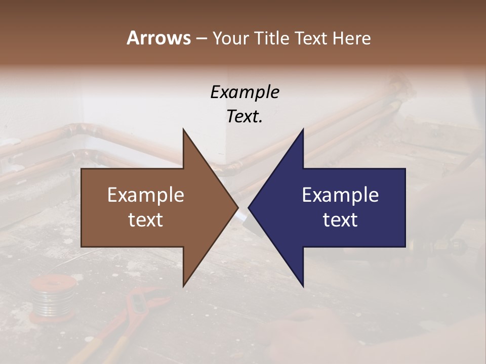 A Person Is Painting A Wall With A Paint Roller PowerPoint Template