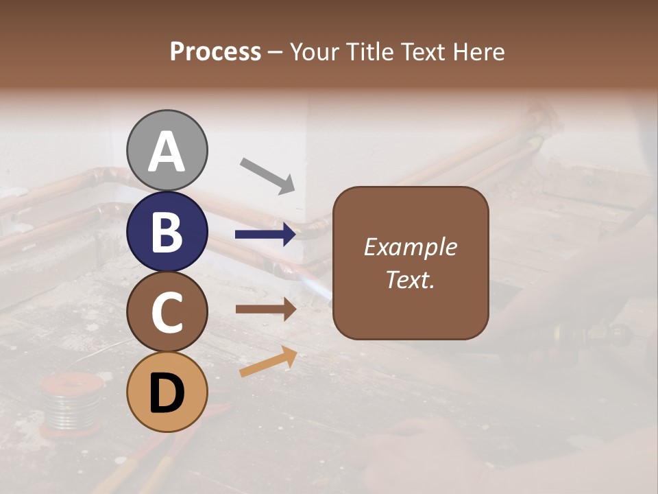 A Person Is Painting A Wall With A Paint Roller PowerPoint Template