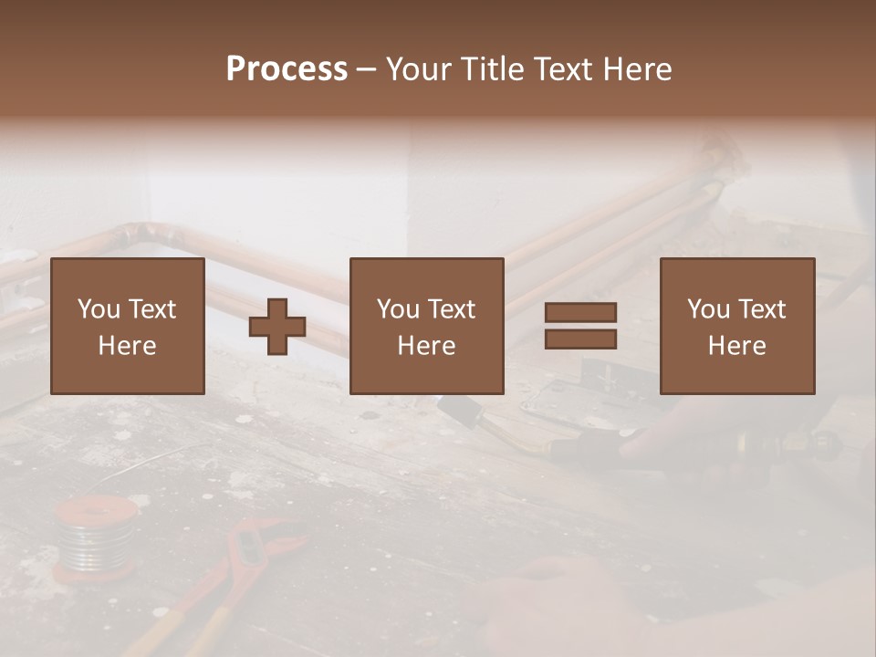 A Person Is Painting A Wall With A Paint Roller PowerPoint Template