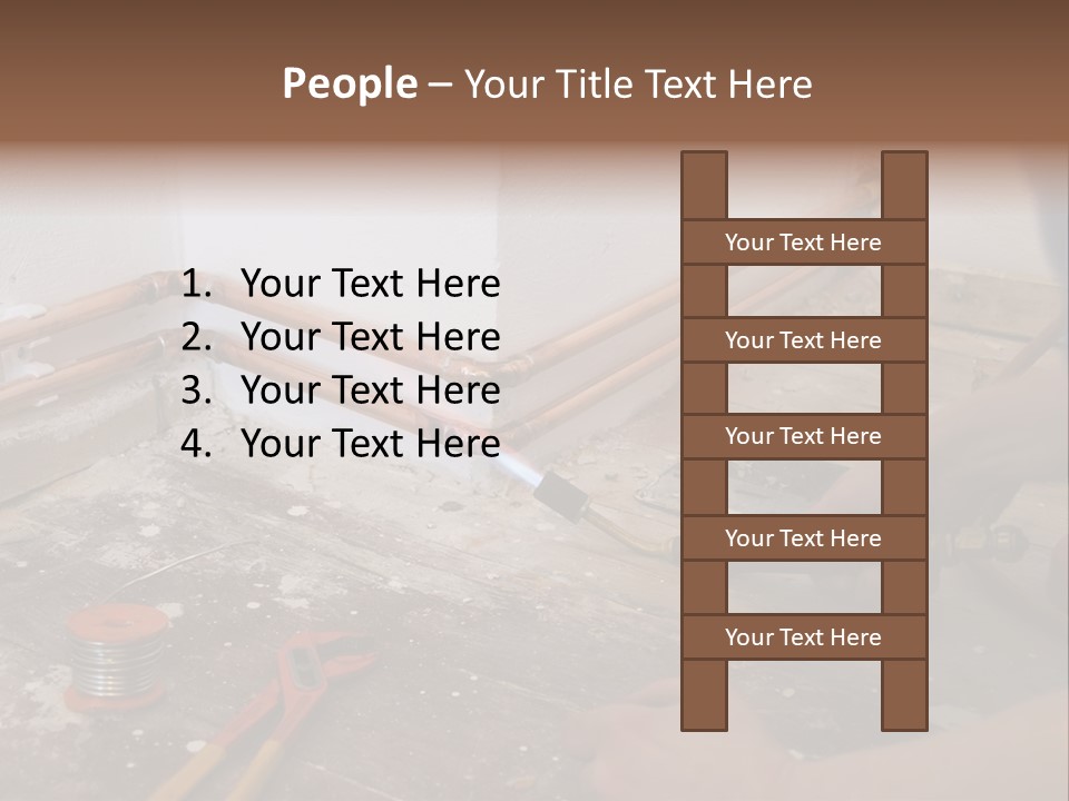 A Person Is Painting A Wall With A Paint Roller PowerPoint Template