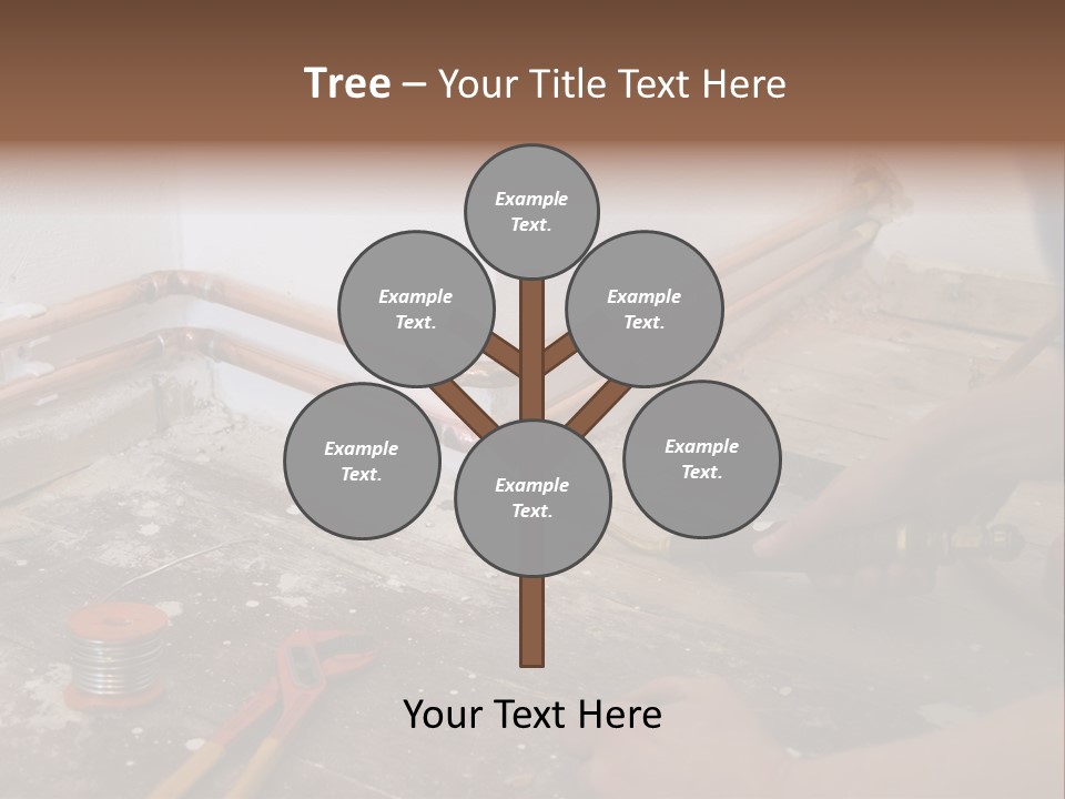 A Person Is Painting A Wall With A Paint Roller PowerPoint Template