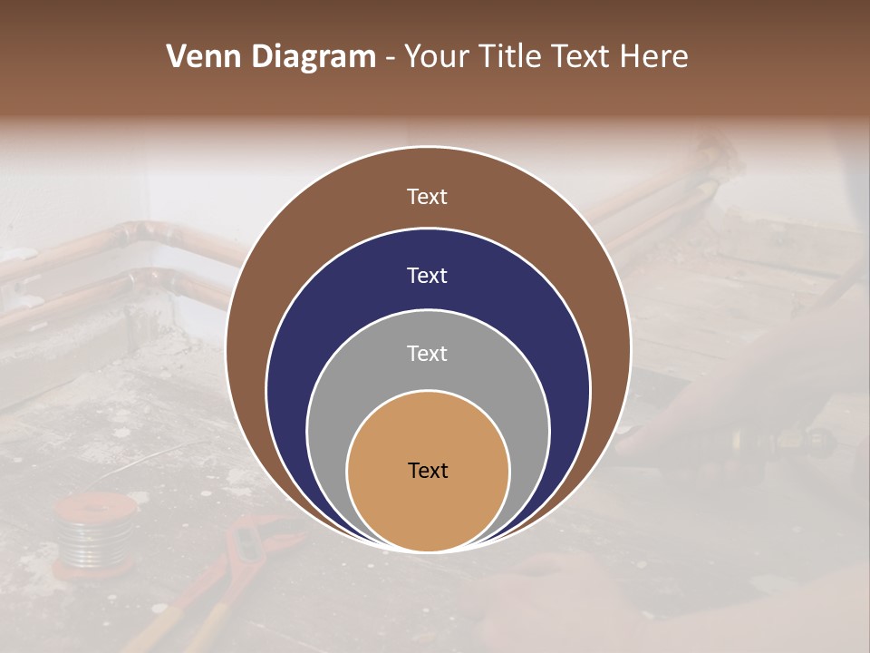 A Person Is Painting A Wall With A Paint Roller PowerPoint Template