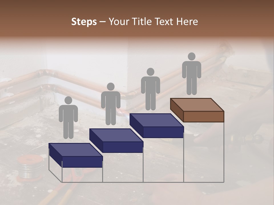 A Person Is Painting A Wall With A Paint Roller PowerPoint Template