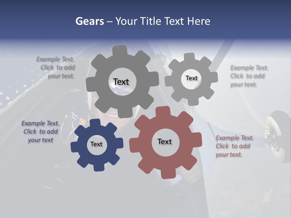 Speed Naked Joy PowerPoint Template