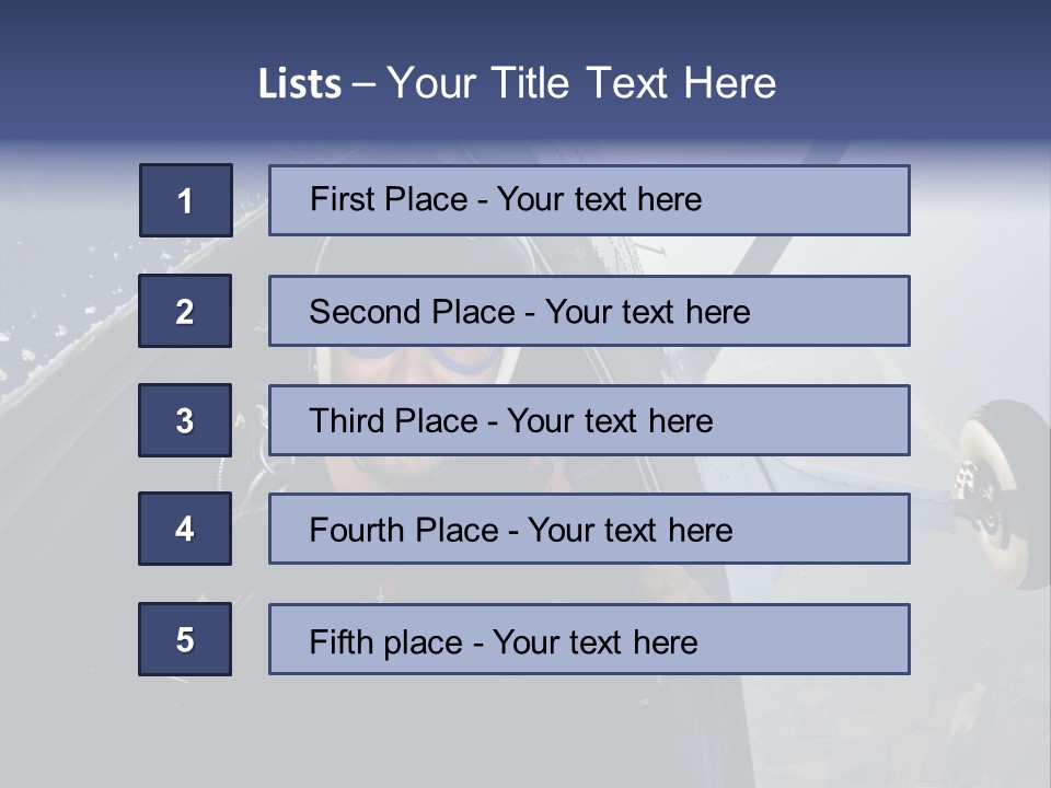 Speed Naked Joy PowerPoint Template