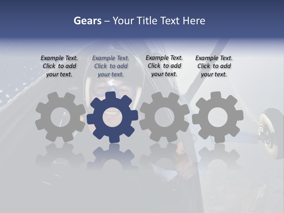 Speed Naked Joy PowerPoint Template