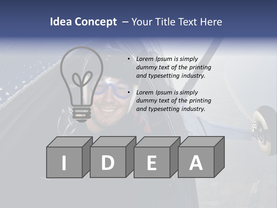 Speed Naked Joy PowerPoint Template