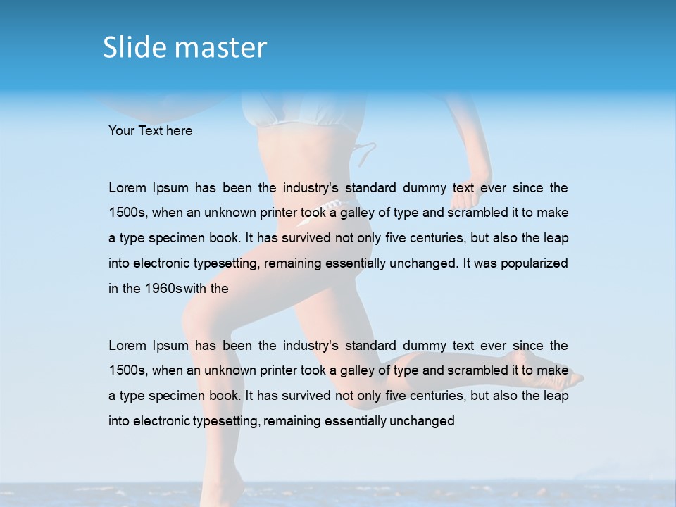 Speed Naked Joy PowerPoint Template