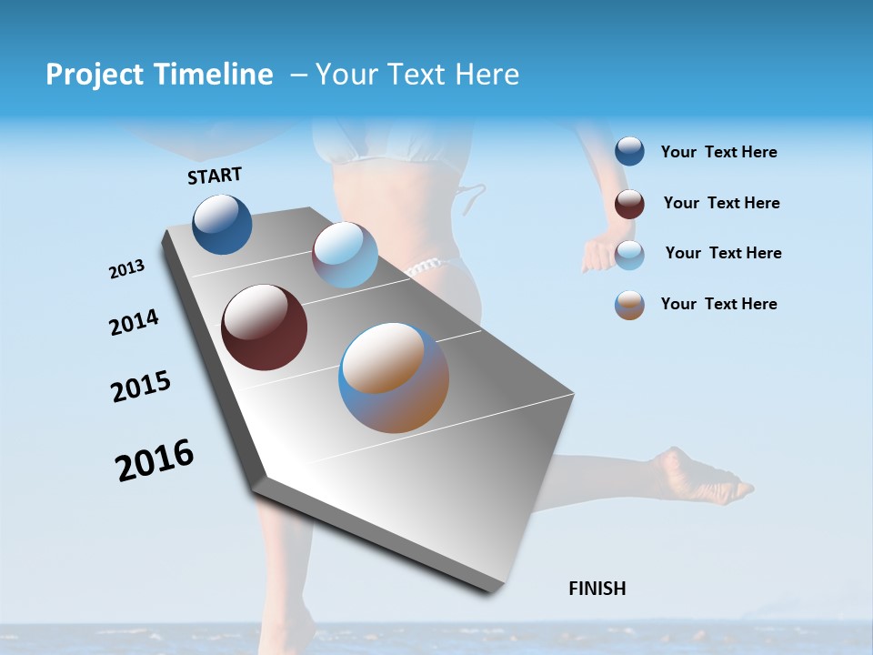Speed Naked Joy PowerPoint Template