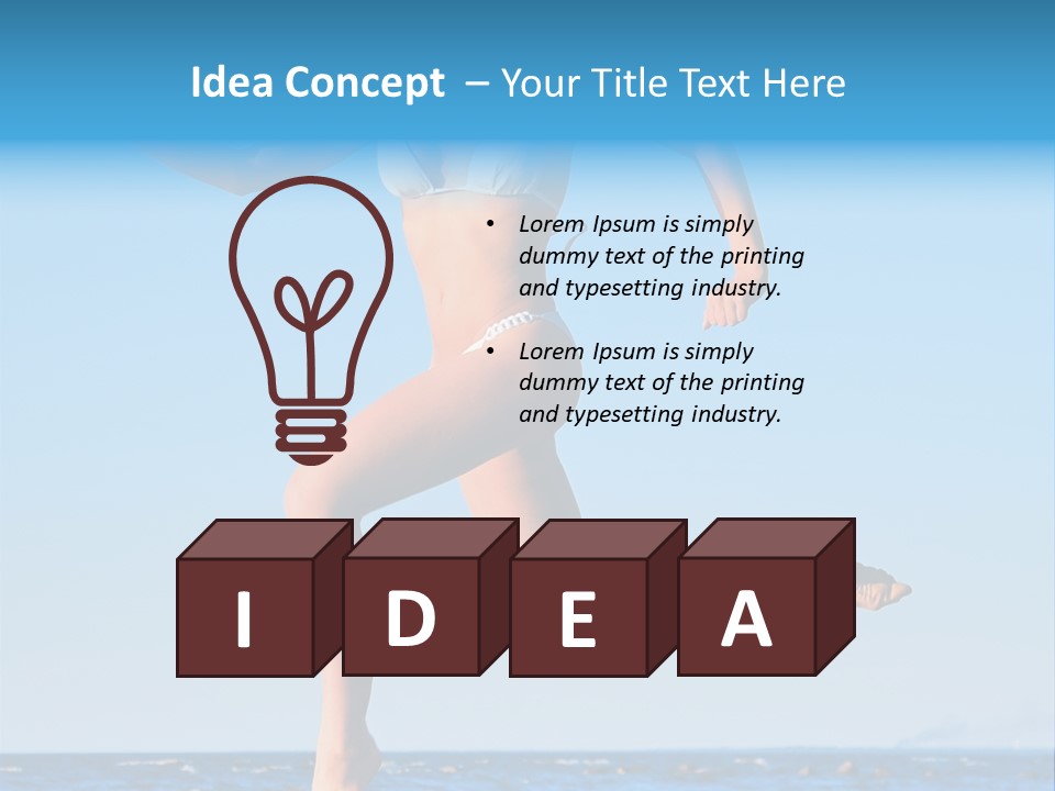 Speed Naked Joy PowerPoint Template