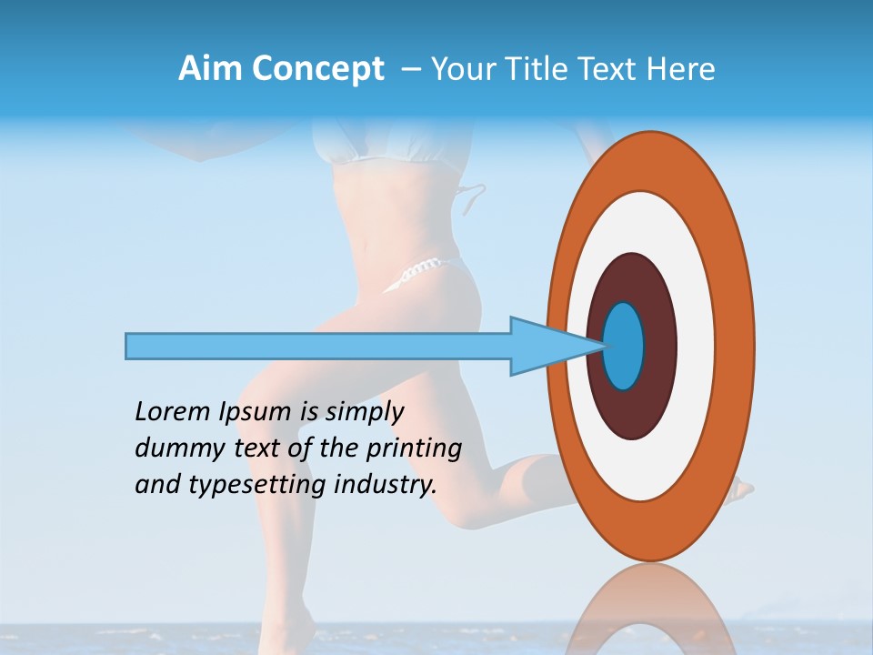 Speed Naked Joy PowerPoint Template