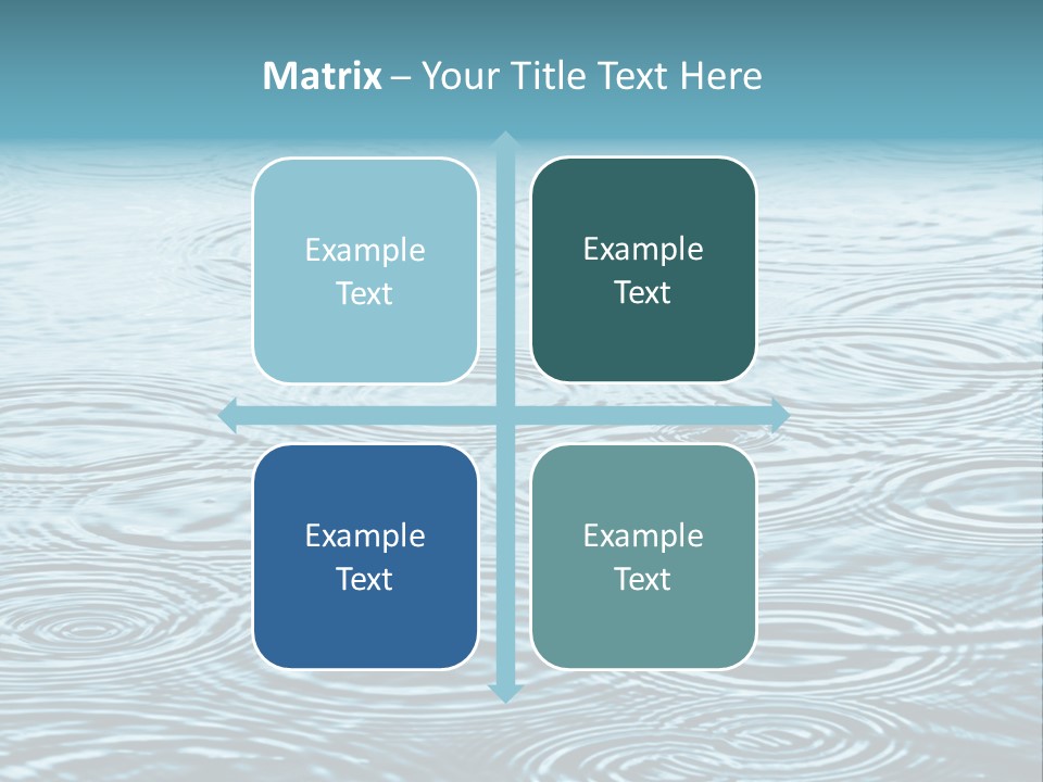 A Group Of Raindrops On The Water Powerpoint Template PowerPoint Template