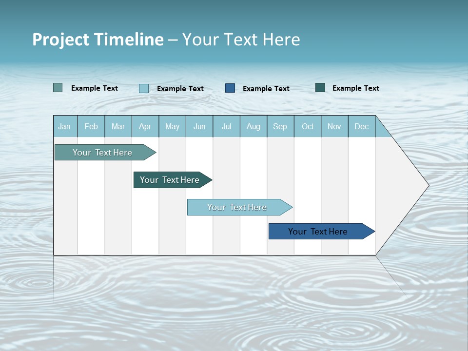 A Group Of Raindrops On The Water Powerpoint Template PowerPoint Template