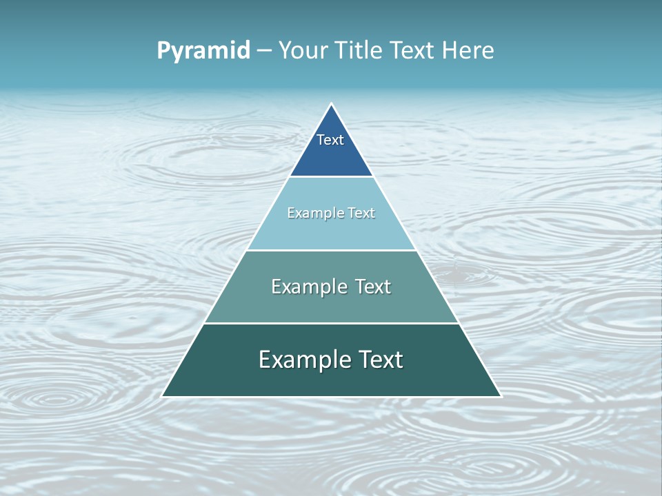 A Group Of Raindrops On The Water Powerpoint Template PowerPoint Template