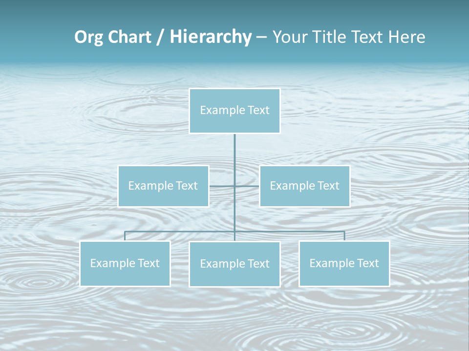 A Group Of Raindrops On The Water Powerpoint Template PowerPoint Template