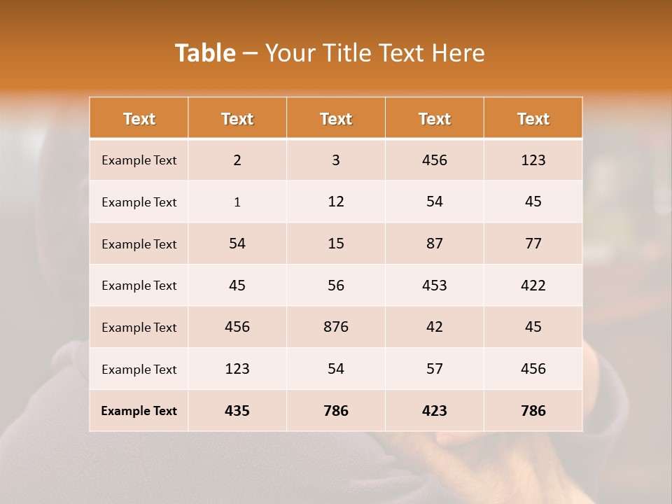 Outdoors Fit Active PowerPoint Template