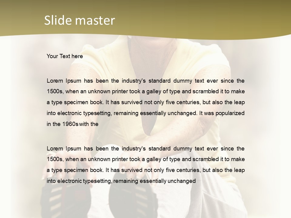 A Woman Sitting On The Ground With Her Shoes On Her Feet PowerPoint Template