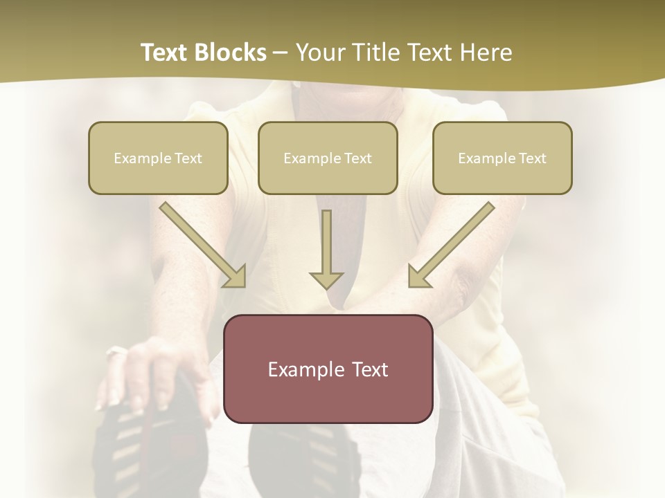 A Woman Sitting On The Ground With Her Shoes On Her Feet PowerPoint Template