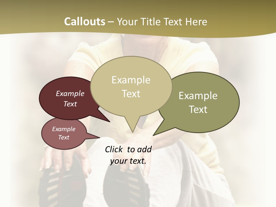 A Woman Sitting On The Ground With Her Shoes On Her Feet PowerPoint Template