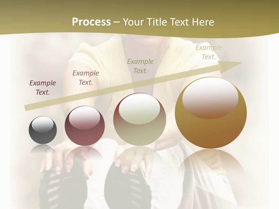 A Woman Sitting On The Ground With Her Shoes On Her Feet PowerPoint Template