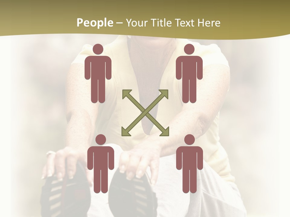 A Woman Sitting On The Ground With Her Shoes On Her Feet PowerPoint Template