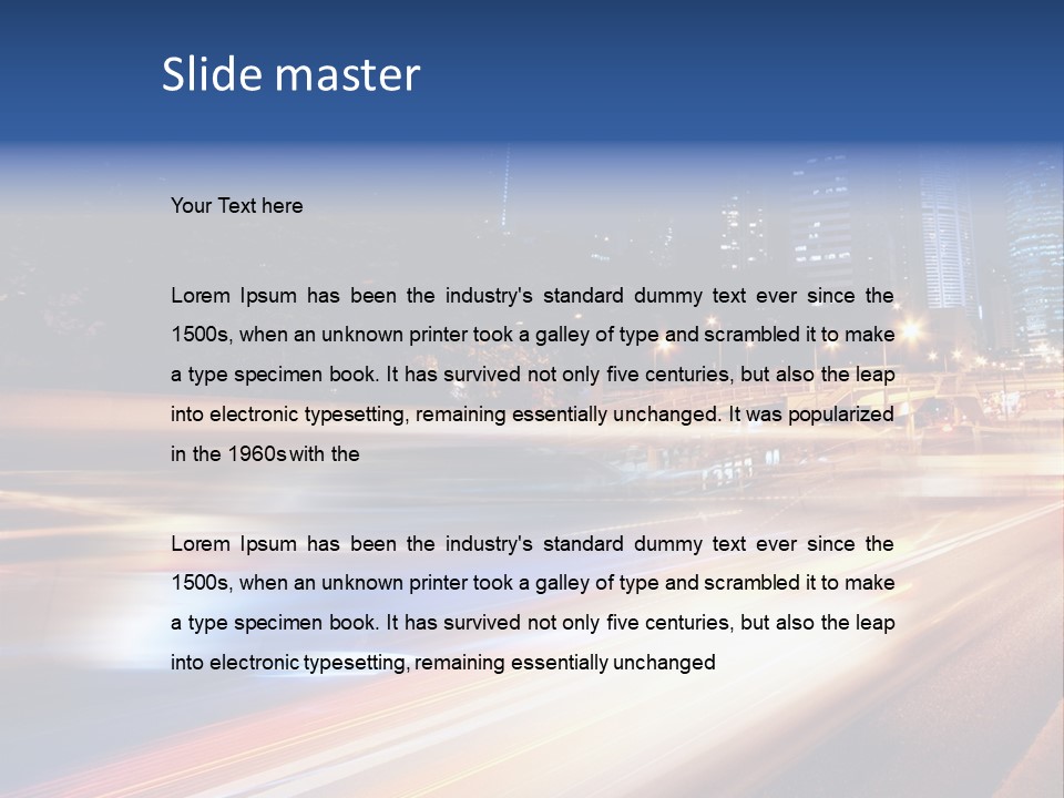 Conceptual Spillage Stain PowerPoint Template