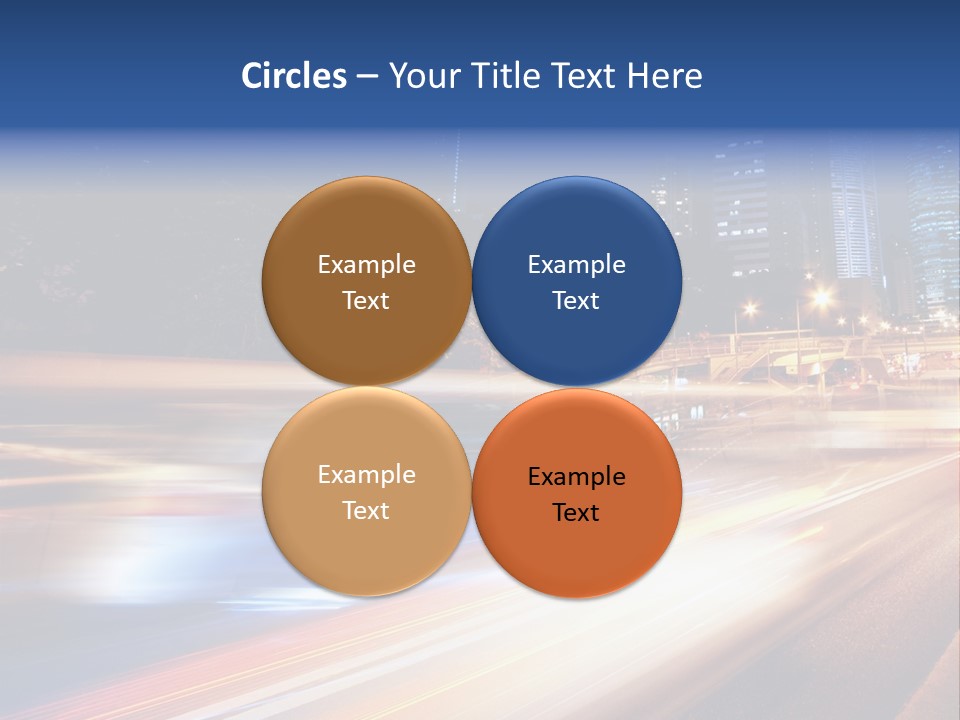 Conceptual Spillage Stain PowerPoint Template