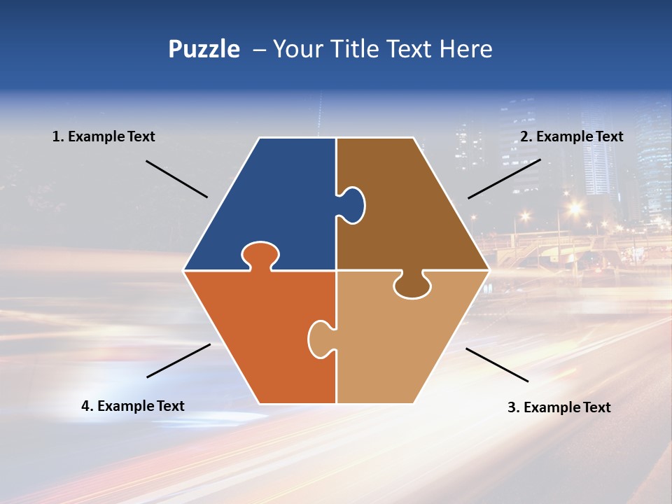 Conceptual Spillage Stain PowerPoint Template