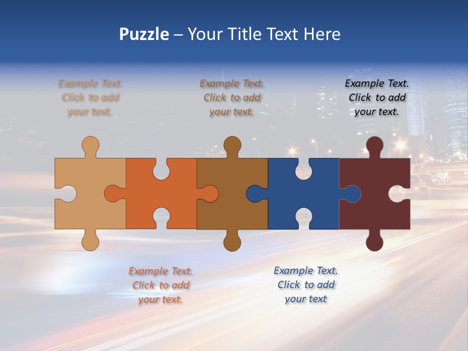 Conceptual Spillage Stain PowerPoint Template