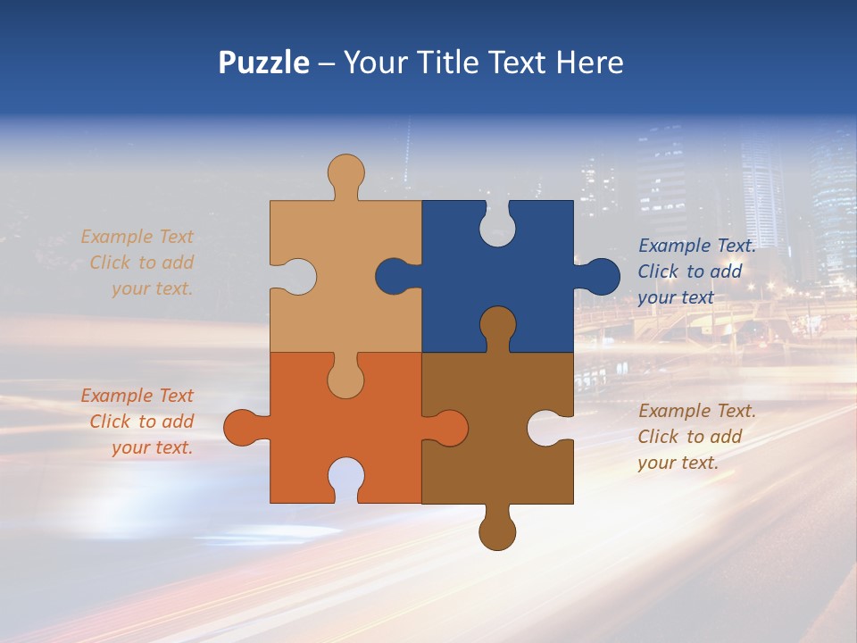 Conceptual Spillage Stain PowerPoint Template