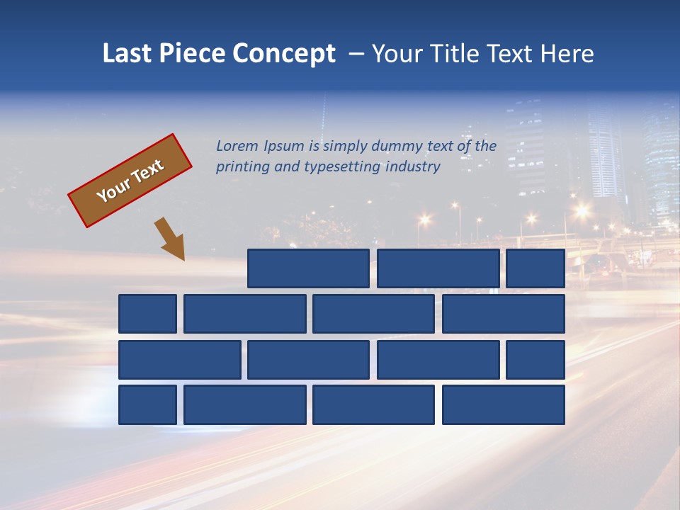 Conceptual Spillage Stain PowerPoint Template