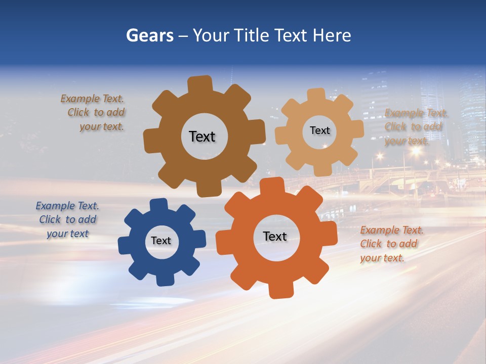 Conceptual Spillage Stain PowerPoint Template