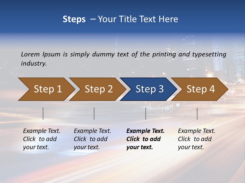 Conceptual Spillage Stain PowerPoint Template