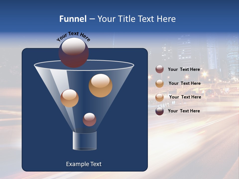 Conceptual Spillage Stain PowerPoint Template