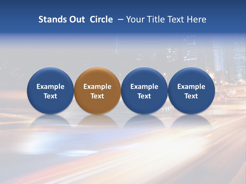Conceptual Spillage Stain PowerPoint Template