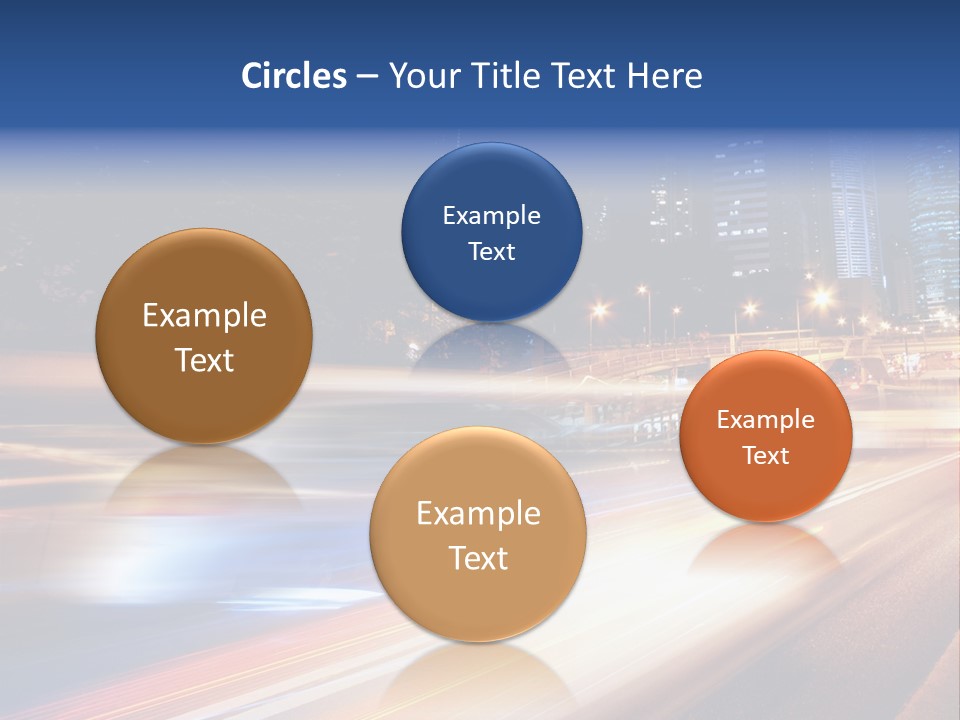 Conceptual Spillage Stain PowerPoint Template