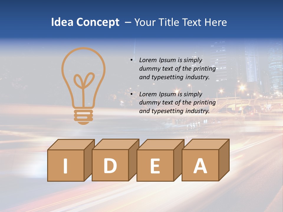 Conceptual Spillage Stain PowerPoint Template