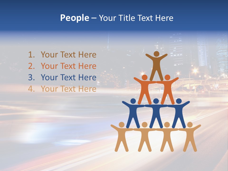 Conceptual Spillage Stain PowerPoint Template