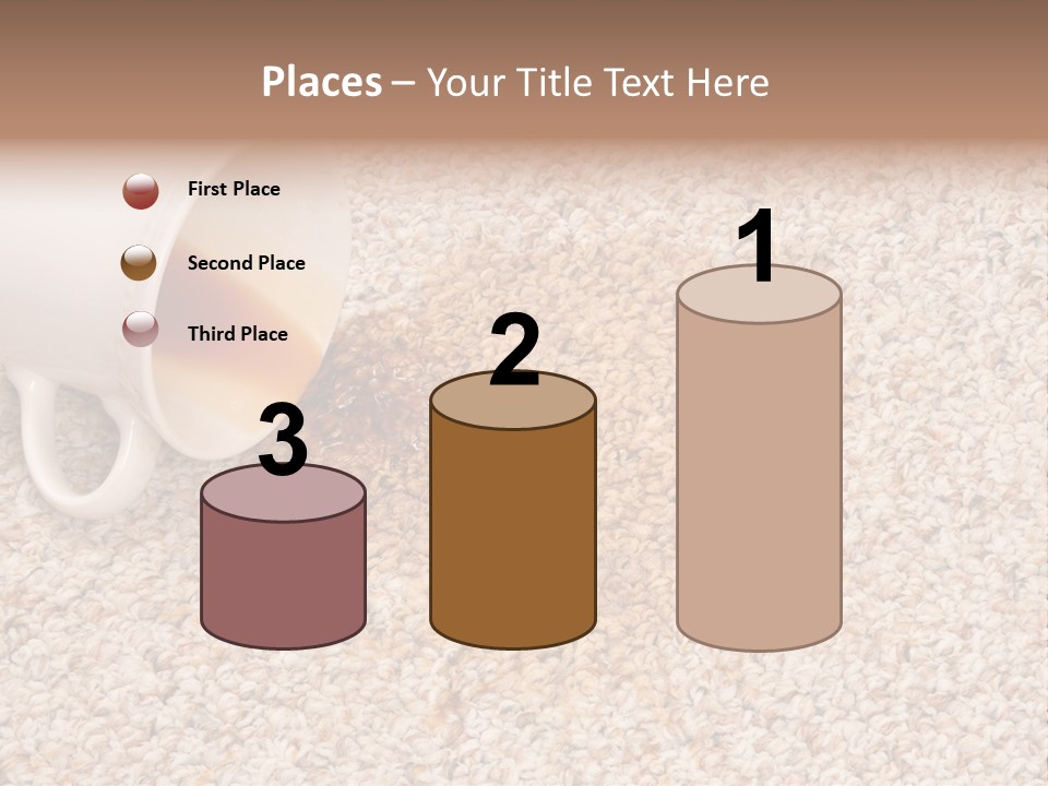 Conceptual Spillage Stain PowerPoint Template