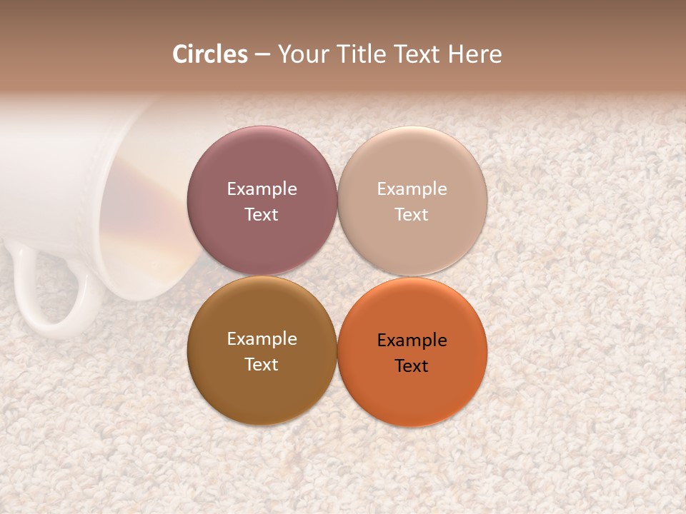 Conceptual Spillage Stain PowerPoint Template