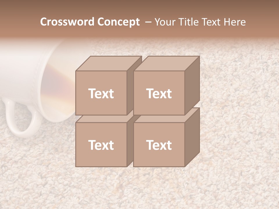 Conceptual Spillage Stain PowerPoint Template