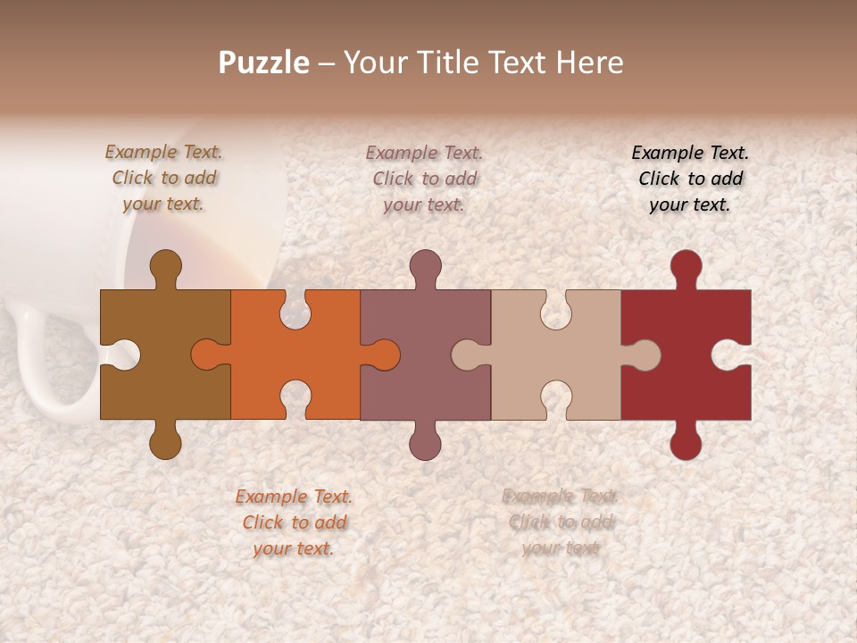 Conceptual Spillage Stain PowerPoint Template