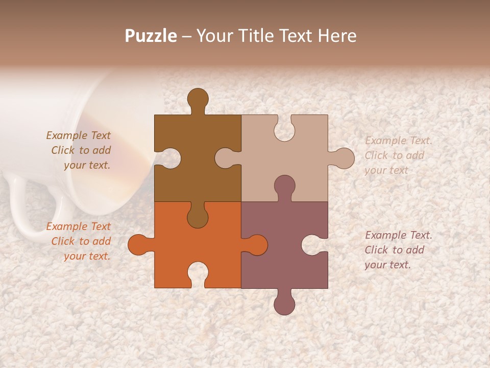Conceptual Spillage Stain PowerPoint Template