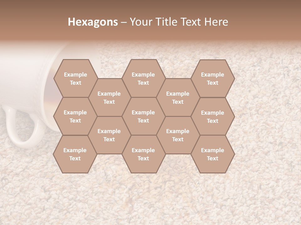 Conceptual Spillage Stain PowerPoint Template