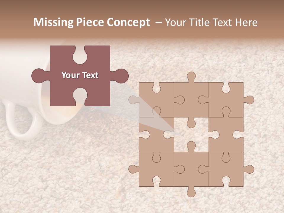 Conceptual Spillage Stain PowerPoint Template