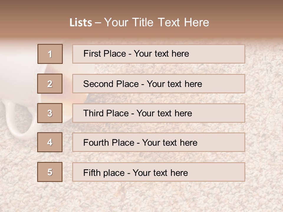 Conceptual Spillage Stain PowerPoint Template