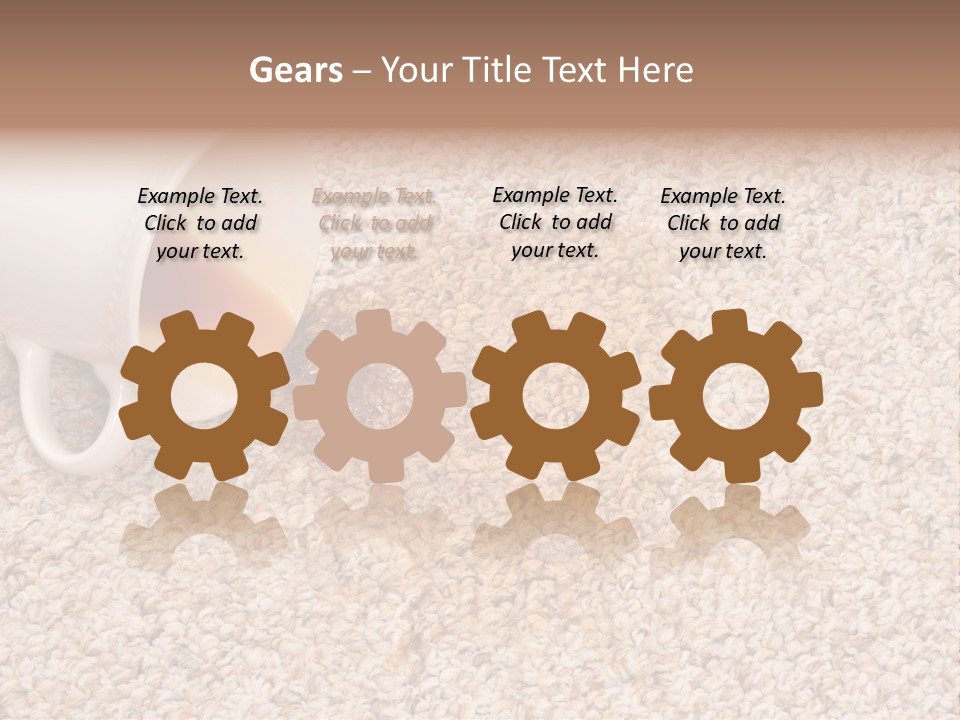 Conceptual Spillage Stain PowerPoint Template